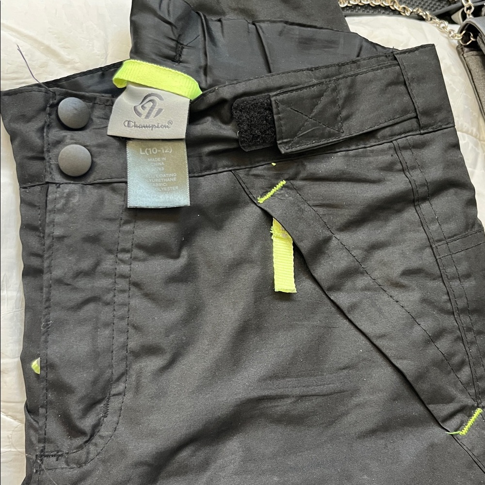 Champion snow Ski Pants-used L(10-12)